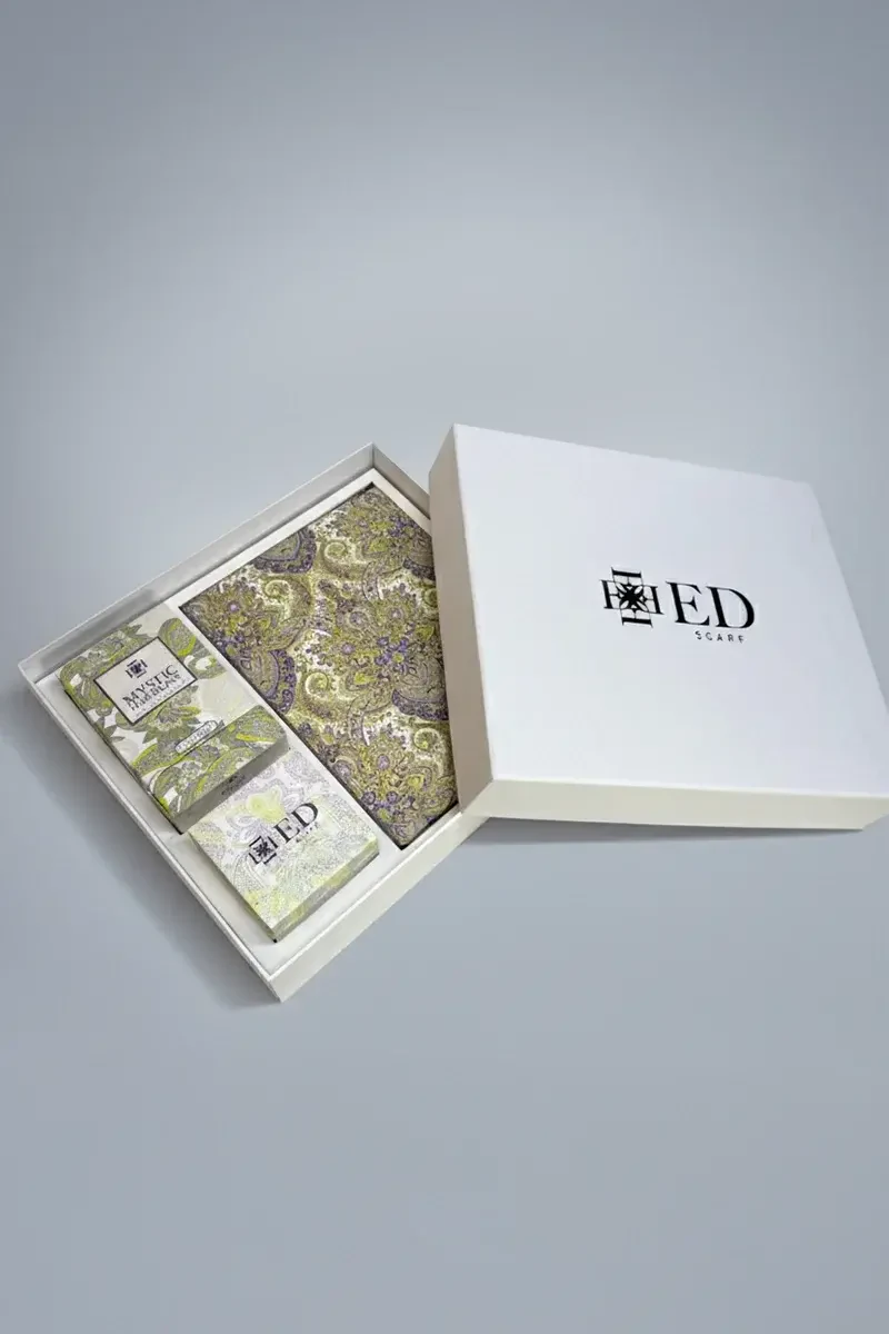 Viskon Floş Eşarp Hediye Seti 1 - 1