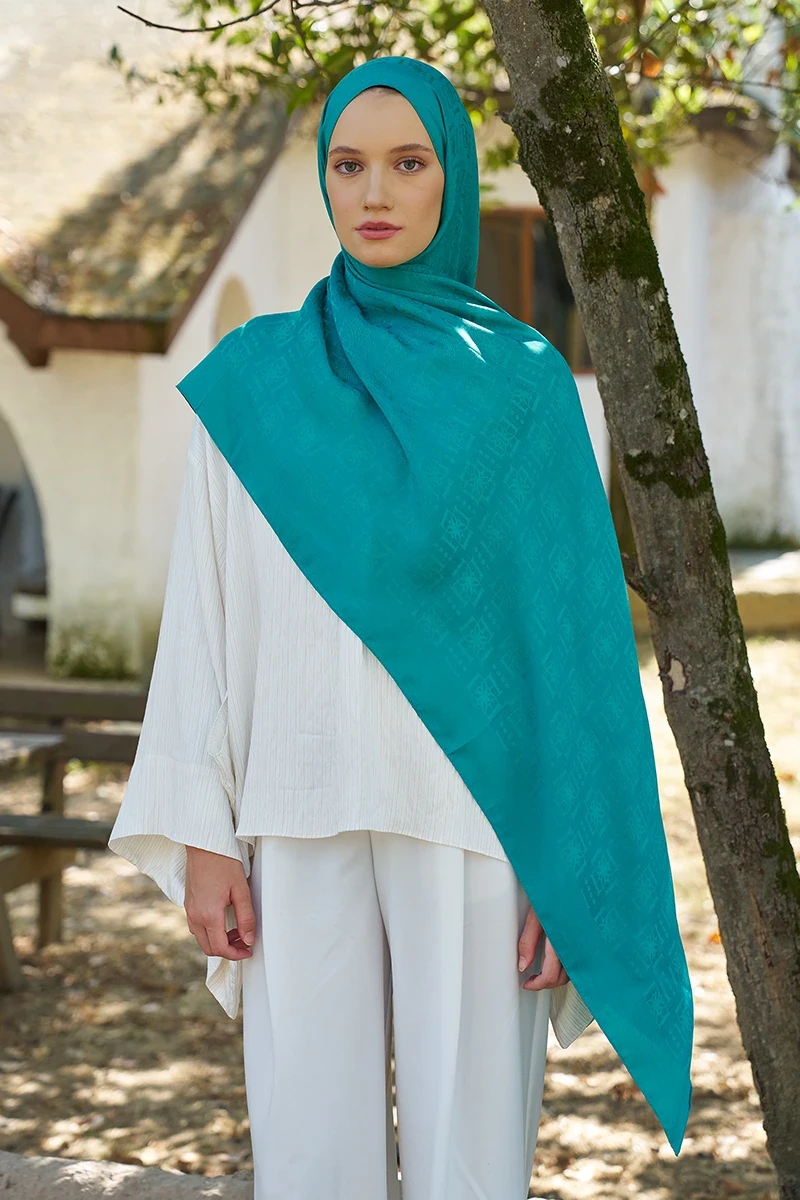 Welness Logo Desen Şal - Benetton - 3