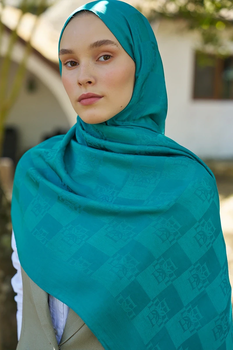 Welness Monogram Desen Şal - Benetton - 3