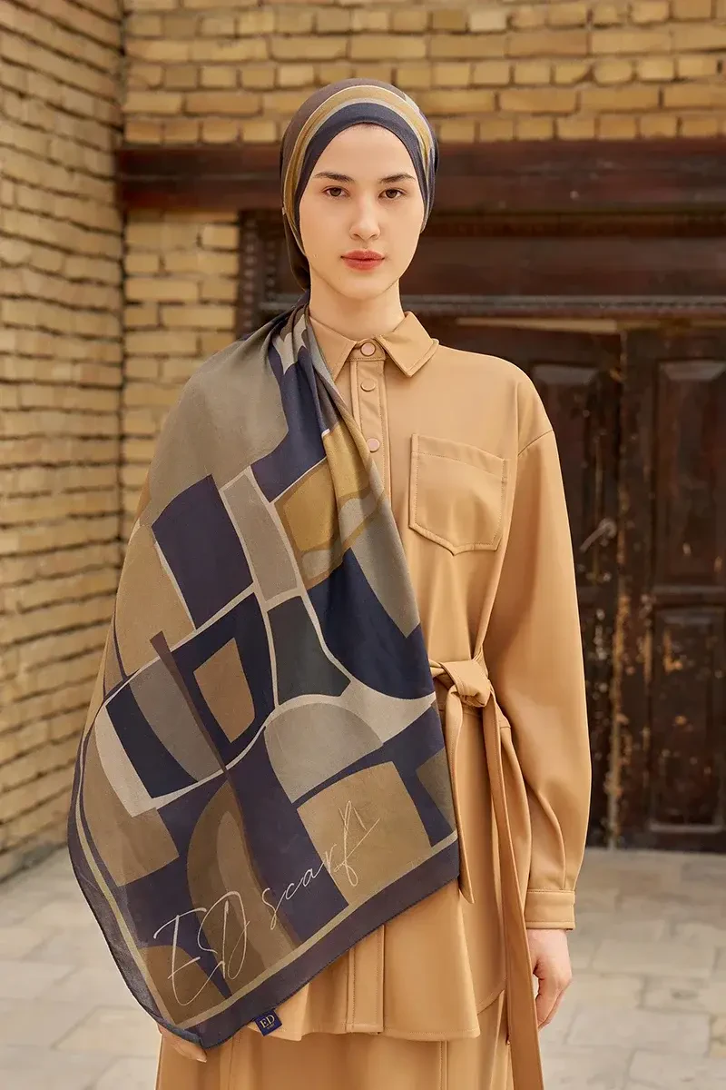 Wise Pamuk Modal Şal - Acı Kahve - ED SCARF